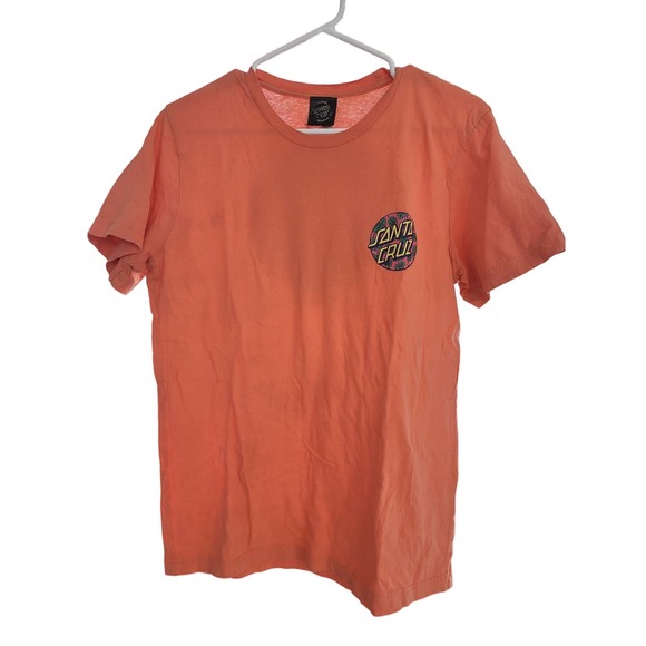 Coral Santa Cruz Skateboards Shirt - Medium - Picture 1 of 4